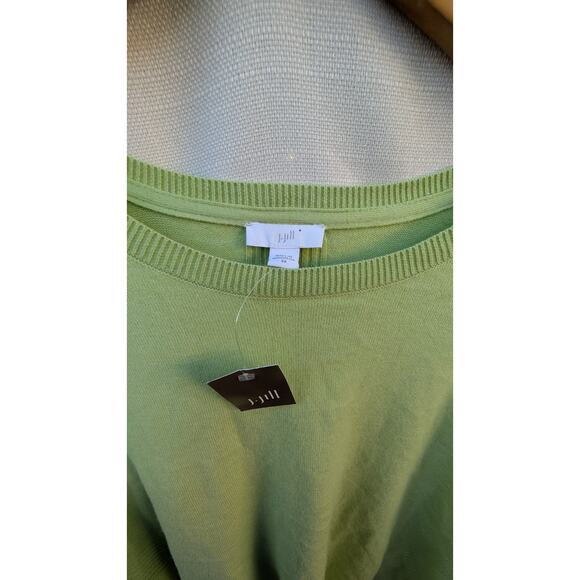 J Jill Women's Upland Grove Sweater Sz 2X Endive Green Cozy Chic Casual NWT - Picture 5 of 8